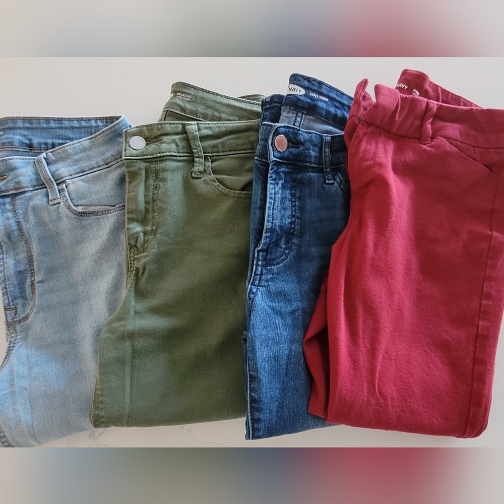 Old Navy varied lot of size 4 jeans/pants-all 4 pairs included!
